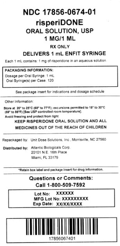 Enfit Label (17856 0674 01 Enfit Syringe)